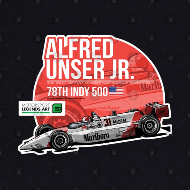 Al Unser Jr. 1994 Indianapolis by stevenmsparks